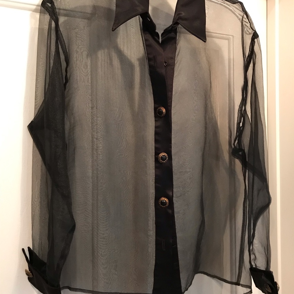 Sheer blouse